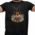 Fashion, accesorii si bijuterii - Barbati - Imbracaminte - Tricouri si bluze barbati - Tricou Barbati Playboi Carti Magnolia, negru, marime L - Infinity.ro