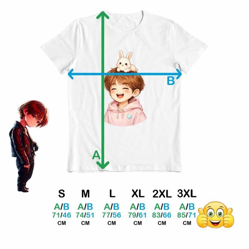 Fashion, accesorii si bijuterii - Barbati - Imbracaminte - Tricouri si bluze barbati - Tricou Barbati Shinee Onew Chibi, alb, marime 2XL - Infinity.ro