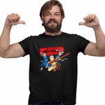 Fashion, accesorii si bijuterii - Barbati - Imbracaminte - Tricouri si bluze barbati - Tricou Barbati Avatar Last Airbender Katara Sokka, negru, marime L - Infinity.ro