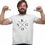 Fashion, accesorii si bijuterii - Barbati - Imbracaminte - Tricouri si bluze barbati - Tricou Barbati Kygo, alb, marime 3XL - Infinity.ro