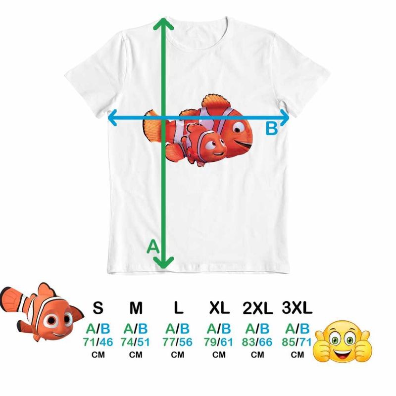 Fashion, accesorii si bijuterii - Barbati - Imbracaminte - Tricouri si bluze barbati - Tricou Barbati Finding Nemo Ocean Marlin Peste Clovn, alb, marime L - Infinity.ro