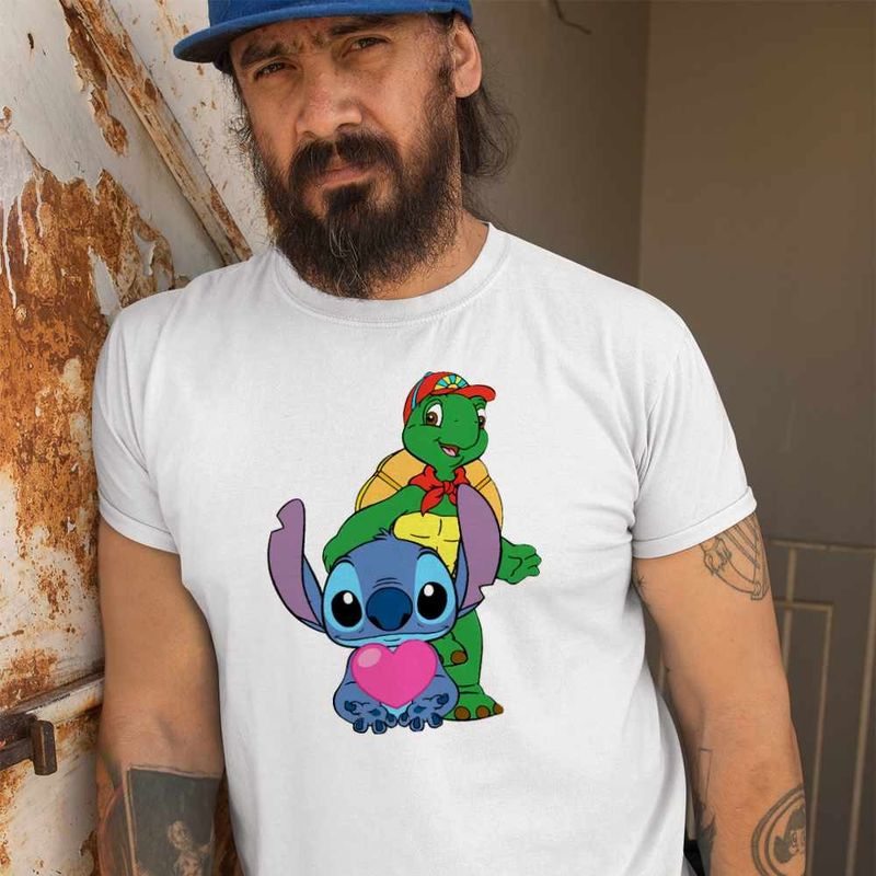 Fashion, accesorii si bijuterii - Barbati - Imbracaminte - Tricouri si bluze barbati - Tricou Barbati Franklin Stitch, alb, marime S - Infinity.ro