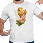 Fashion, accesorii si bijuterii - Barbati - Imbracaminte - Tricouri si bluze barbati - Tricou Barbati Tinker Bell Peter Pan Clopotica, alb, marime M - Infinity.ro