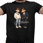 Fashion, accesorii si bijuterii - Barbati - Imbracaminte - Tricouri si bluze barbati - Tricou Barbati The Chainsmokers Anime Cartoon, negru, marime XL - Infinity.ro