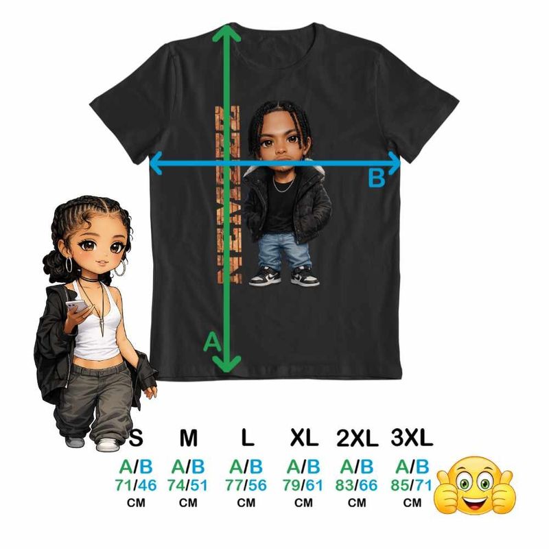 Fashion, accesorii si bijuterii - Barbati - Imbracaminte - Tricouri si bluze barbati - Tricou Barbati Nemzzz Escape Chibi, negru, marime 2XL - Infinity.ro