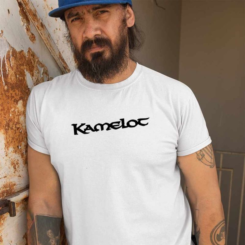 Fashion, accesorii si bijuterii - Barbati - Imbracaminte - Tricouri si bluze barbati - Tricou Barbati Kamelot March of Mephisto, alb, marime XL - Infinity.ro