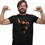 Fashion, accesorii si bijuterii - Barbati - Imbracaminte - Tricouri si bluze barbati - Tricou Barbati The Croods Thunk Familia Crood Epoca de Piatra, negru, marime L - Infinity.ro