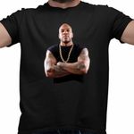 Fashion, accesorii si bijuterii - Barbati - Imbracaminte - Tricouri si bluze barbati - Tricou Barbati Flo Rida Low, negru, marime XL - Infinity.ro