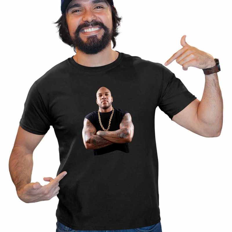 Fashion, accesorii si bijuterii - Barbati - Imbracaminte - Tricouri si bluze barbati - Tricou Barbati Flo Rida Low, negru, marime XL - Infinity.ro