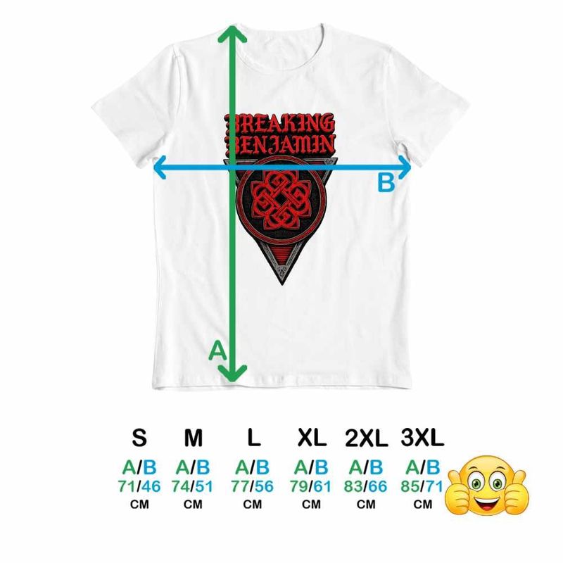 Fashion, accesorii si bijuterii - Barbati - Imbracaminte - Tricouri si bluze barbati - Tricou Barbati Breaking Benjamin Celtic Knot, alb, marime 2XL - Infinity.ro