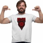 Fashion, accesorii si bijuterii - Barbati - Imbracaminte - Tricouri si bluze barbati - Tricou Barbati Breaking Benjamin Celtic Knot, alb, marime 2XL - Infinity.ro