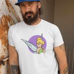 Fashion, accesorii si bijuterii - Barbati - Imbracaminte - Tricouri si bluze barbati - Tricou Barbati Peter Pan Tinker Bell Clopotica, alb, marime 2XL - Infinity.ro