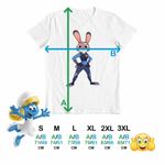 Fashion, accesorii si bijuterii - Barbati - Imbracaminte - Tricouri si bluze barbati - Tricou Barbati Zootopia Judy Hopps Politista, alb, marime 3XL - Infinity.ro