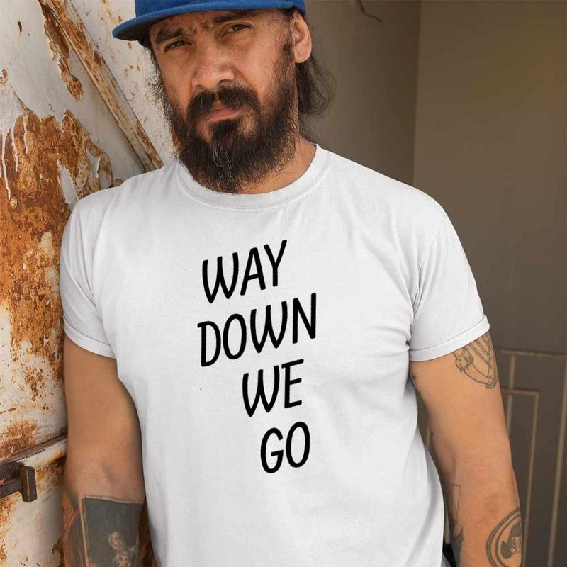 Fashion, accesorii si bijuterii - Barbati - Imbracaminte - Tricouri si bluze barbati - Tricou Barbati Kaleo Way Down We Go, alb, marime 2XL - Infinity.ro
