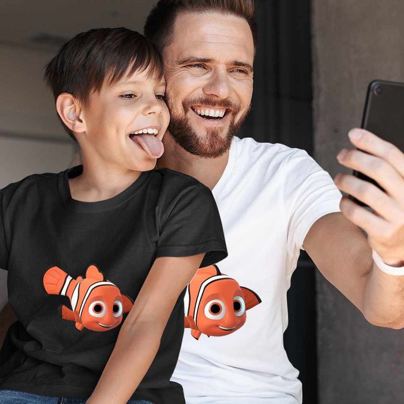 Fashion, accesorii si bijuterii - Barbati - Imbracaminte - Tricouri si bluze barbati - Tricou Barbati Finding Nemo Pestisor Desene Animate Ocean, negru, marime 2XL - Infinity.ro