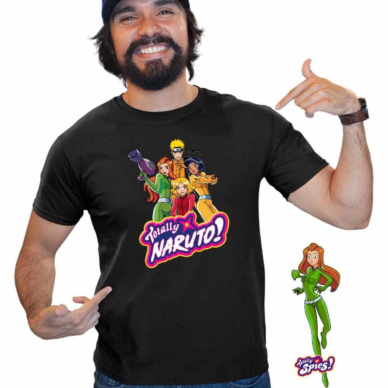 Fashion, accesorii si bijuterii - Barbati - Imbracaminte - Tricouri si bluze barbati - Tricou Barbati Spioanele Naruto Agenti Secreti Subacoperire, negru, marime M - Infinity.ro