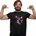 Fashion, accesorii si bijuterii - Barbati - Imbracaminte - Tricouri si bluze barbati - Tricou Barbati Tom si Jerry Dracula Vampiri Halloween Horror, negru, marime XL - Infinity.ro