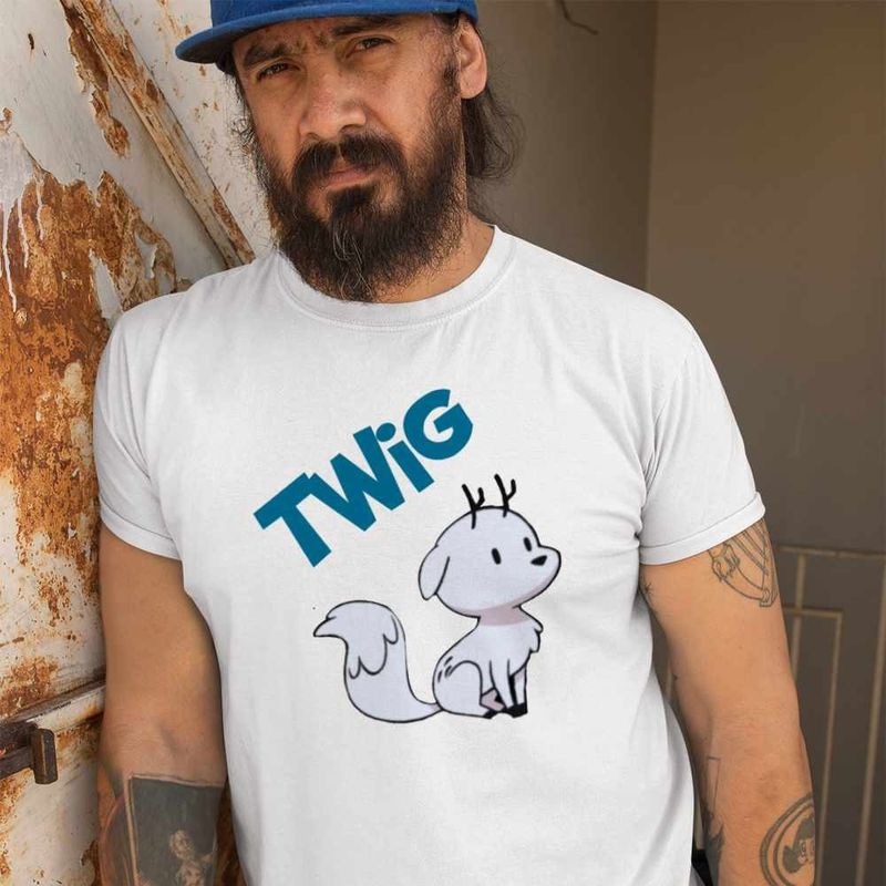 Fashion, accesorii si bijuterii - Barbati - Imbracaminte - Tricouri si bluze barbati - Tricou Barbati Hilda Twig Vulpe Alba Trolberg, alb, marime 2XL - Infinity.ro