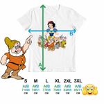 Fashion, accesorii si bijuterii - Barbati - Imbracaminte - Tricouri si bluze barbati - Tricou Barbati Alba ca Zapada cei 7 pitici, alb, marime 2XL - Infinity.ro