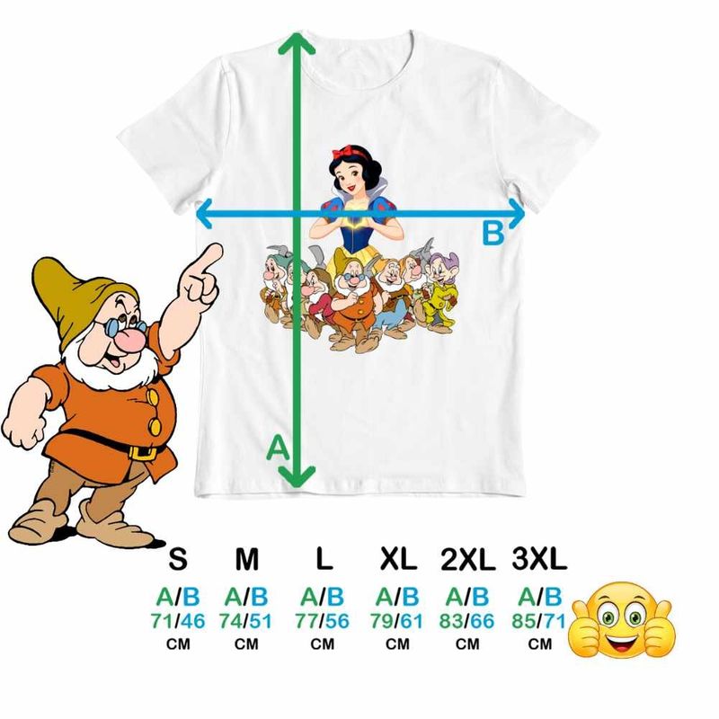 Fashion, accesorii si bijuterii - Barbati - Imbracaminte - Tricouri si bluze barbati - Tricou Barbati Alba ca Zapada cei 7 pitici, alb, marime 2XL - Infinity.ro