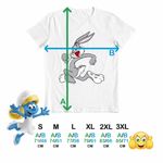 Fashion, accesorii si bijuterii - Barbati - Imbracaminte - Tricouri si bluze barbati - Tricou Barbati Bugs Bunny Iepuras, alb, marime 2XL - Infinity.ro