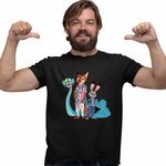 Fashion, accesorii si bijuterii - Barbati - Imbracaminte - Tricouri si bluze barbati - Tricou Barbati Zootopia Nick Judy Gary Zootropolis Politist, negru, marime L - Infinity.ro
