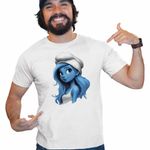 Fashion, accesorii si bijuterii - Barbati - Imbracaminte - Tricouri si bluze barbati - Tricou Barbati Strumfita Printesa Elf, alb, marime L - Infinity.ro