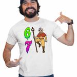 Fashion, accesorii si bijuterii - Barbati - Imbracaminte - Tricouri si bluze barbati - Tricou Barbati Avatar Six Seven Last Airbender 67 Calugar Shaolin, alb, marime 2XL - Infinity.ro