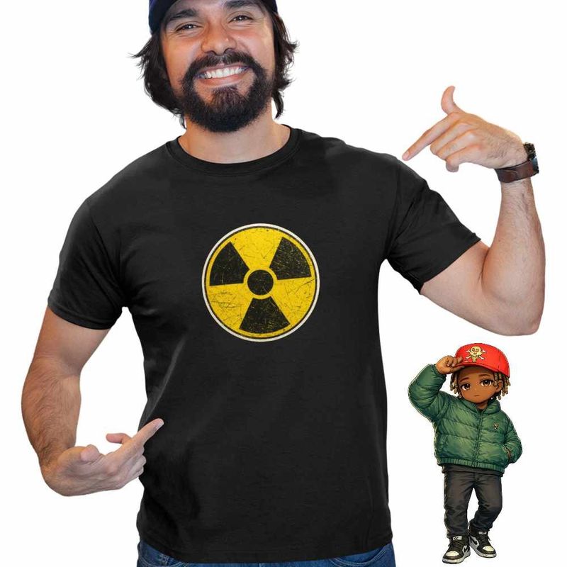 Fashion, accesorii si bijuterii - Barbati - Imbracaminte - Tricouri si bluze barbati - Tricou Barbati Danger Radiation Don Toliver Trap, negru, marime XL - Infinity.ro