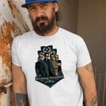 Fashion, accesorii si bijuterii - Barbati - Imbracaminte - Tricouri si bluze barbati - Tricou Barbati Breaking Benjamin Rock, alb, marime 3XL - Infinity.ro