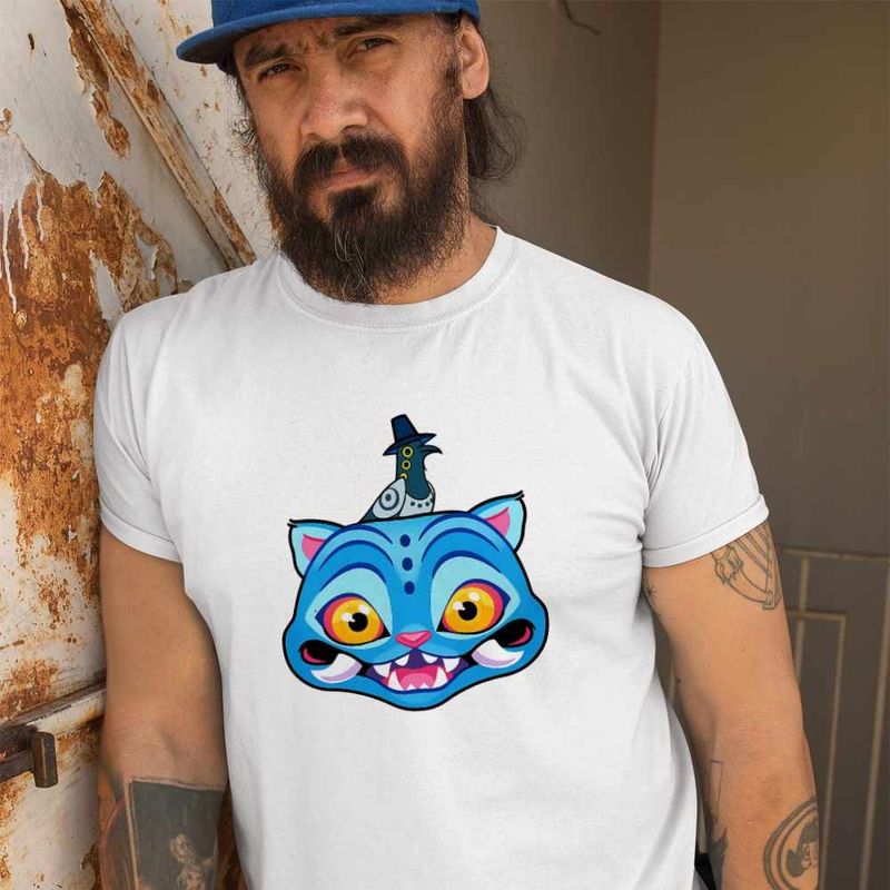Fashion, accesorii si bijuterii - Barbati - Imbracaminte - Tricouri si bluze barbati - Tricou Barbati Huntrix Derpy Sussie Kpop Demon Hunters, alb, marime L - Infinity.ro