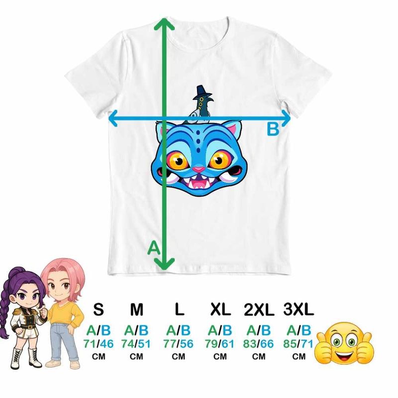 Fashion, accesorii si bijuterii - Barbati - Imbracaminte - Tricouri si bluze barbati - Tricou Barbati Huntrix Derpy Sussie Kpop Demon Hunters, alb, marime L - Infinity.ro