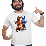 Fashion, accesorii si bijuterii - Barbati - Imbracaminte - Tricouri si bluze barbati - Tricou Barbati Avatar Fnaf Freddy Last Airbender Firebender, alb, marime L - Infinity.ro