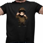 Fashion, accesorii si bijuterii - Barbati - Imbracaminte - Tricouri si bluze barbati - Tricou Barbati Yeat Chibi Trap Rage Music, negru, marime 2XL - Infinity.ro