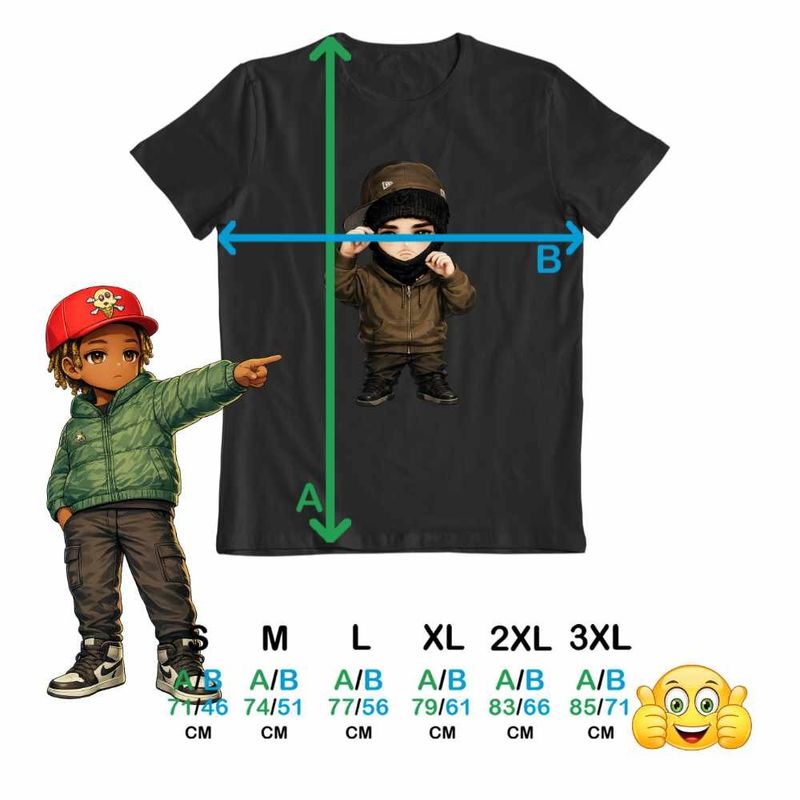 Fashion, accesorii si bijuterii - Barbati - Imbracaminte - Tricouri si bluze barbati - Tricou Barbati Yeat Chibi Trap Rage Music, negru, marime 2XL - Infinity.ro