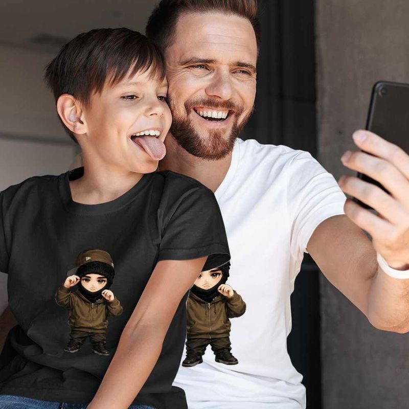 Fashion, accesorii si bijuterii - Barbati - Imbracaminte - Tricouri si bluze barbati - Tricou Barbati Yeat Chibi Trap Rage Music, negru, marime 2XL - Infinity.ro