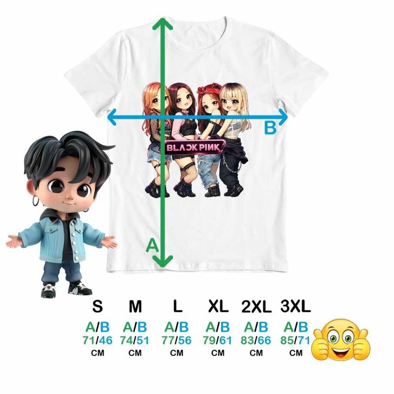 Fashion, accesorii si bijuterii - Barbati - Imbracaminte - Tricouri si bluze barbati - Tricou Barbati BlackPink Party Kpop Merch, alb, marime 2XL - Infinity.ro