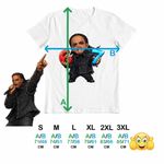 Fashion, accesorii si bijuterii - Barbati - Imbracaminte - Tricouri si bluze barbati - Tricou Barbati Playboi Carti Six Seven 67, alb, marime M - Infinity.ro
