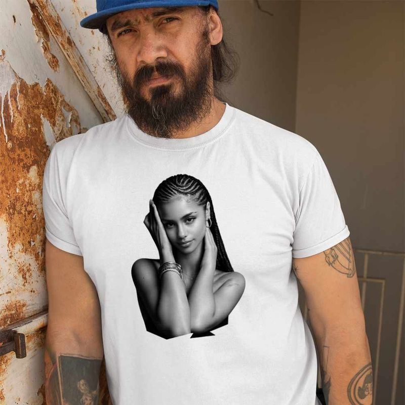 Fashion, accesorii si bijuterii - Barbati - Imbracaminte - Tricouri si bluze barbati - Tricou Barbati Tyla Vibe, alb, marime 2XL - Infinity.ro