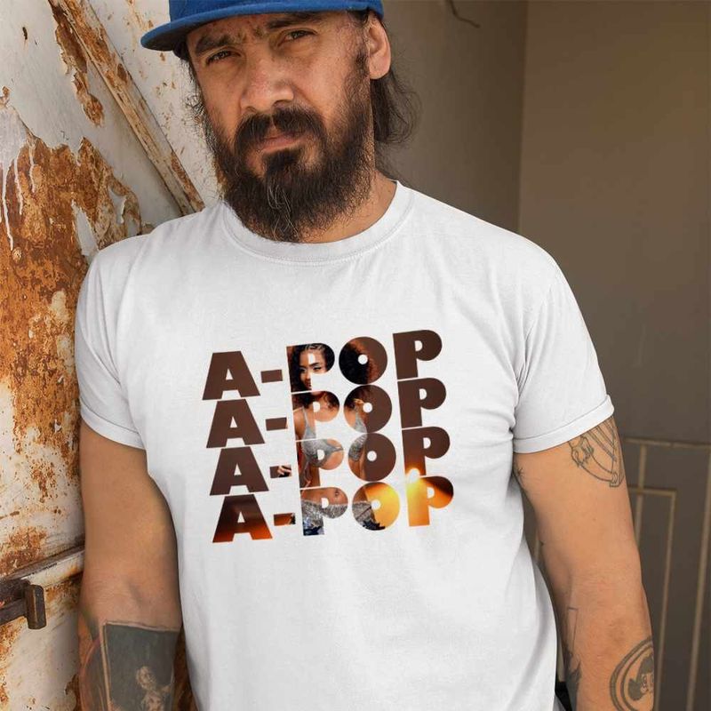 Fashion, accesorii si bijuterii - Barbati - Imbracaminte - Tricouri si bluze barbati - Tricou Barbati Tyla APOP, alb, marime 3XL - Infinity.ro