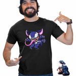 Fashion, accesorii si bijuterii - Barbati - Imbracaminte - Tricouri si bluze barbati - Tricou Barbati Stitch Venom , negru, marime S - Infinity.ro
