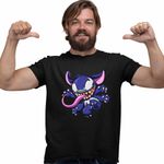 Fashion, accesorii si bijuterii - Barbati - Imbracaminte - Tricouri si bluze barbati - Tricou Barbati Stitch Venom , negru, marime S - Infinity.ro