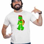Fashion, accesorii si bijuterii - Barbati - Imbracaminte - Tricouri si bluze barbati - Tricou Barbati Franklin Testoasa Inghetata, alb, marime 3XL - Infinity.ro