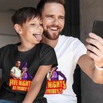 Fashion, accesorii si bijuterii - Barbati - Imbracaminte - Tricouri si bluze barbati - Tricou Barbati Fnaf GTA5 Five Nights at Freddy Horror Halloween, negru, marime 3XL - Infinity.ro