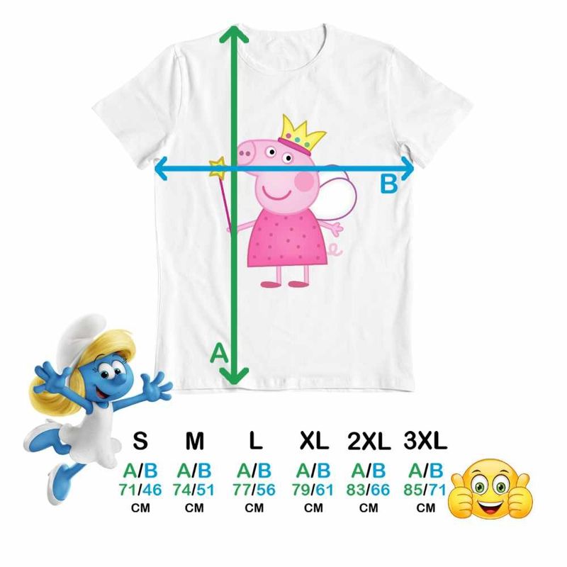 Fashion, accesorii si bijuterii - Barbati - Imbracaminte - Tricouri si bluze barbati - Tricou Barbati Purcelusa Peppa Pig Zana Maseluta, alb, marime 2XL - Infinity.ro