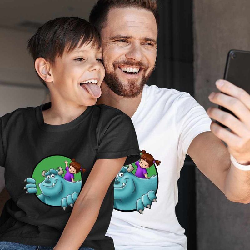 Fashion, accesorii si bijuterii - Barbati - Imbracaminte - Tricouri si bluze barbati - Tricou Barbati James Boo Monsters University, negru, marime 3XL - Infinity.ro