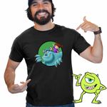 Fashion, accesorii si bijuterii - Barbati - Imbracaminte - Tricouri si bluze barbati - Tricou Barbati James Boo Monsters University, negru, marime 3XL - Infinity.ro
