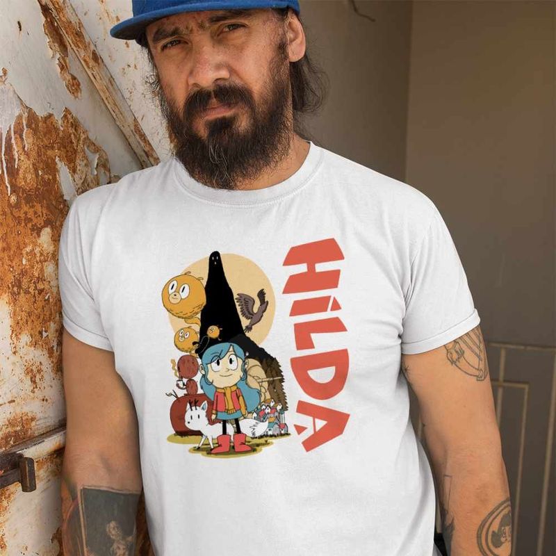 Fashion, accesorii si bijuterii - Barbati - Imbracaminte - Tricouri si bluze barbati - Tricou Barbati Hilda Parada Pasarilor Alfur, alb, marime M - Infinity.ro