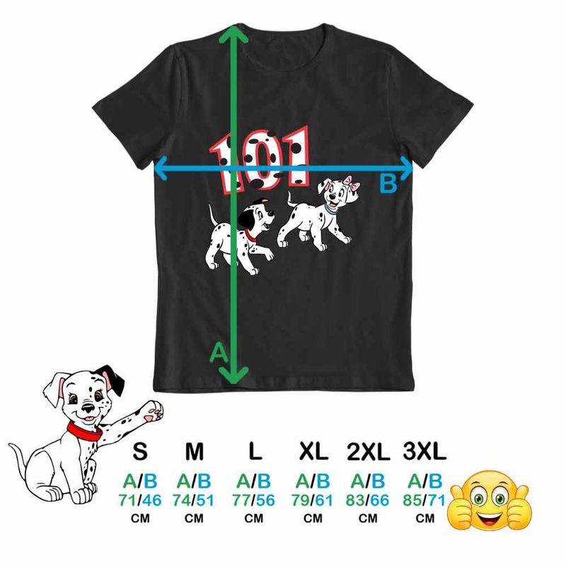 Fashion, accesorii si bijuterii - Barbati - Imbracaminte - Tricouri si bluze barbati - Tricou Barbati 101 Dalmatieni Catelusi Dalmatian Puppy, negru, marime L - Infinity.ro