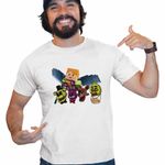 Fashion, accesorii si bijuterii - Barbati - Imbracaminte - Tricouri si bluze barbati - Tricou Barbati Fnaf Minecraft Five Nights at Freddy Horror Halloween, alb, marime XL - Infinity.ro